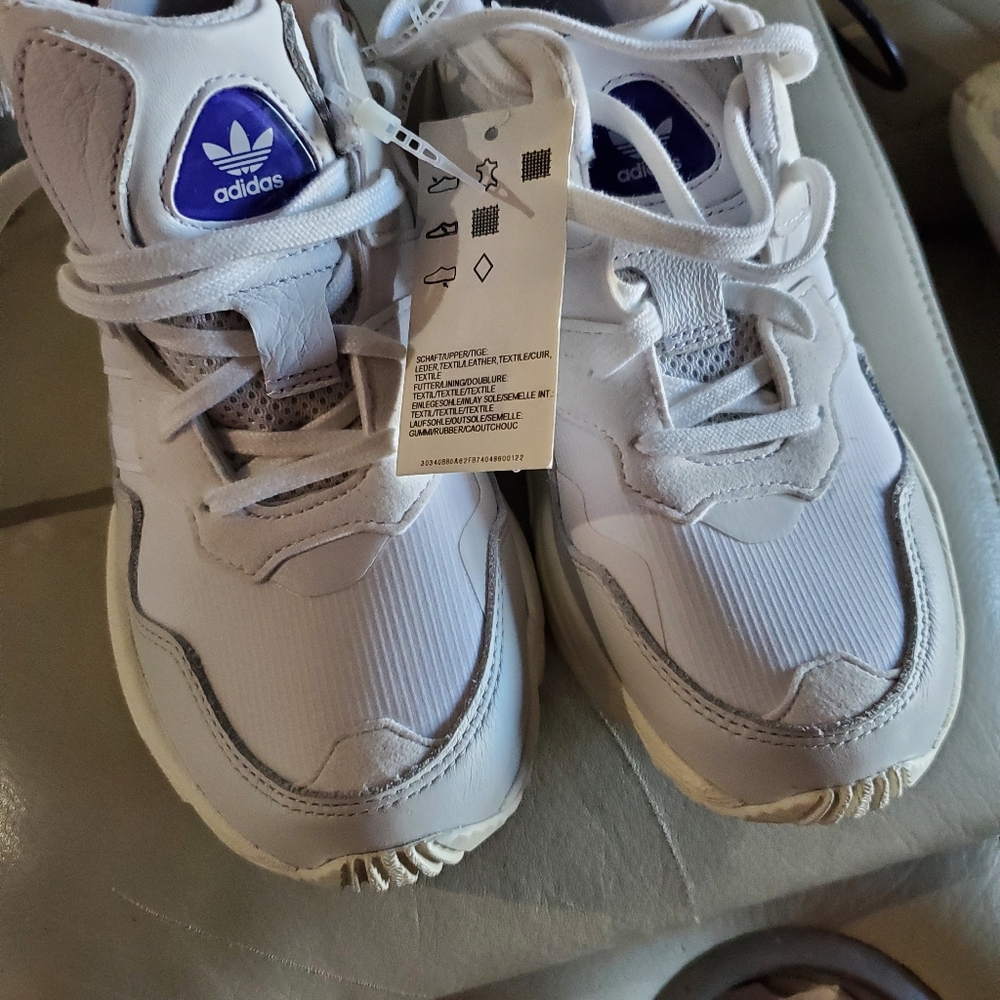 Adidas white sneakers
